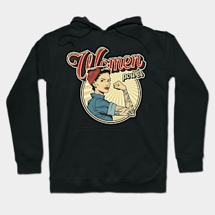 Retro Women Power Hoodie